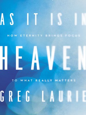 cover image of As It Is in Heaven